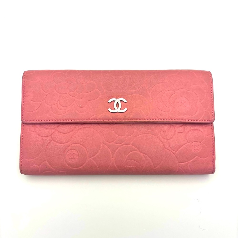 Chanel‎ Pink Floral Camellia Wallet - Picture 2 of 12